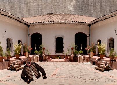 Mercedes Abrego fue decapitada en el patio
                            de su casa en Cúcuta por apoyar la causa
                            patriota, sirviendo como informante sobre
                            la ubicación de los ejércitos españoles.
                            Mercedes obsequió a Simón Bolívar una casaca bordada en hilos de oro por el éxito
                            de sus campañas de 1813.