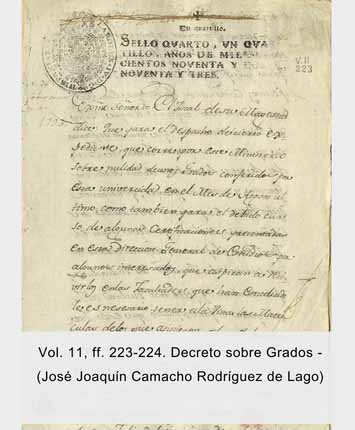 Docuemneto Nombramiento de beca en el Colegio Mayor del Rosario