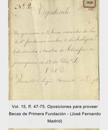 Docuemneto Nombramiento de beca en el Colegio Mayor del Rosario
