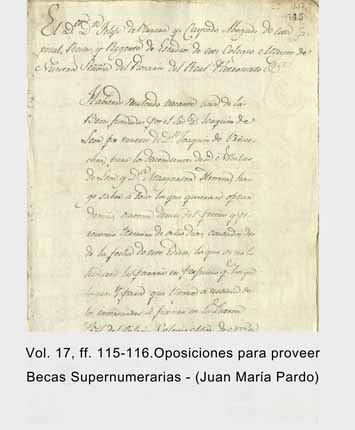 Docuemneto Nombramiento de beca en el Colegio Mayor del Rosario
