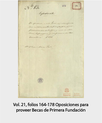 Docuemneto Nombramiento de beca en el Colegio Mayor del Rosario