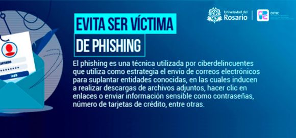 Evita abrir archivos adjuntos de correos electrónicos que provengan de cuentas desconocidas, puede ser una suplantación de una organización conocida para robar datos personales.   Ten en cuenta los siguientes tips:   1.	Si en el correo electrónico te solicitan abrir un archivo adjunto o redirigirte a un enlace para reclamar un premio o para evitar una sanción, ignora el mensaje.  2.	Si recibes un correo electrónico de un usuario desconocido o poco frecuente de tu lista de contactos, investiga bien de quién 