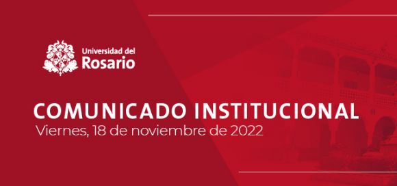 Comunicado institucional