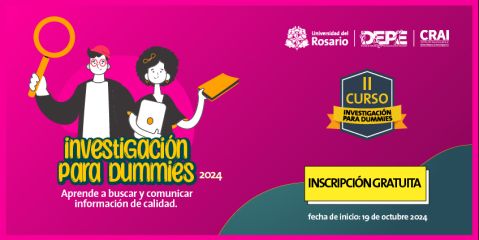 II Curso de Investigación para dummies. Aprende a buscar y comunicar información de calidad